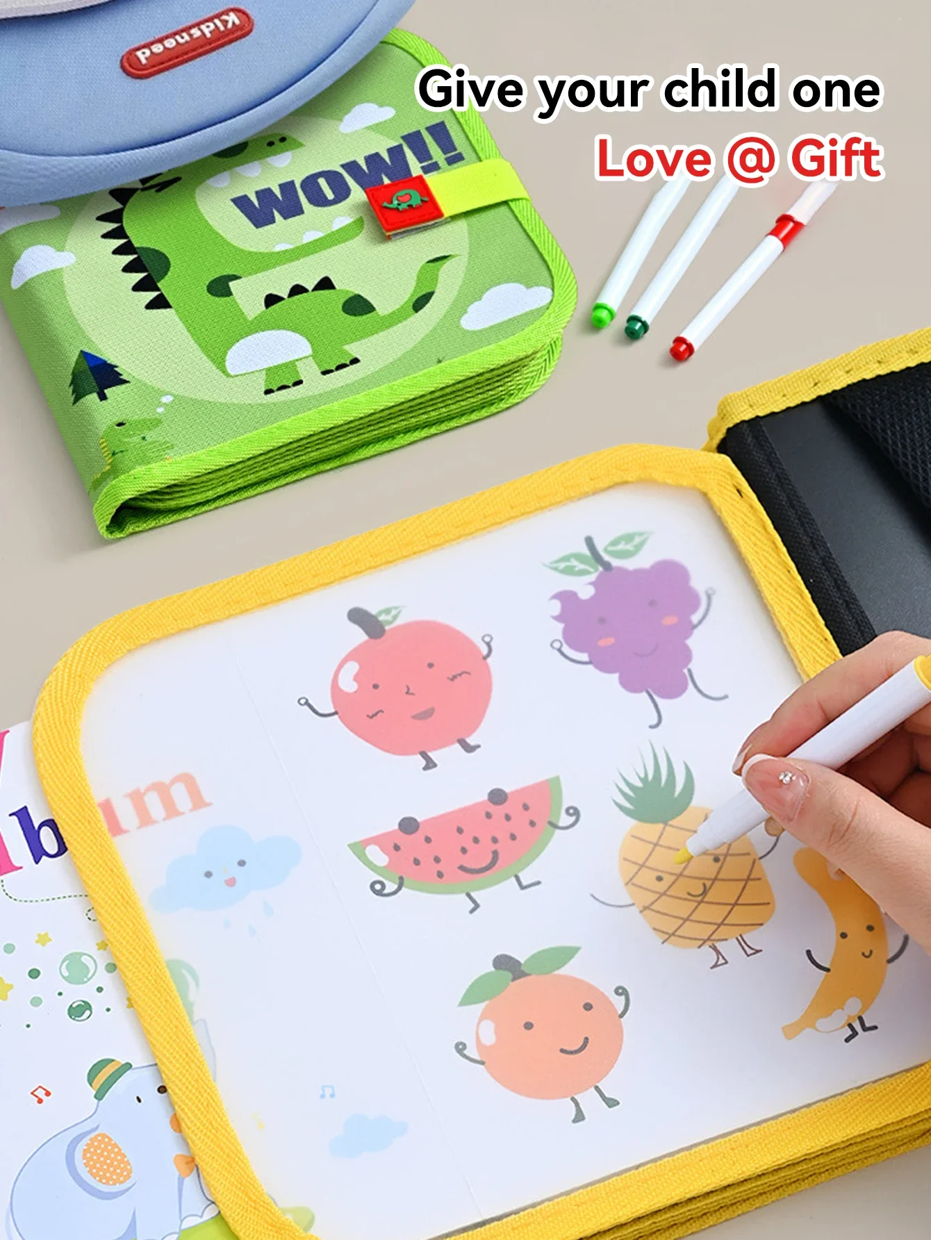 Marcadores de tiza para crear dibujos y volver a empezar