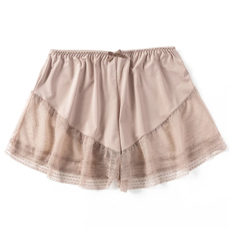 Shorts de seguridad antideslizantes con encaje estilo princesa - imagen 2