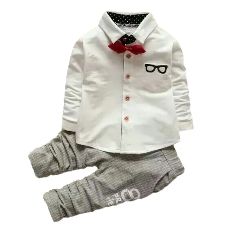 Conjunto deportivo infantil de algodón para primavera y otoño - imagen 4