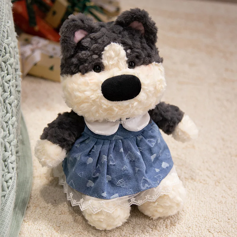 Peluche West Highland White Terrier con accesorios de ropa - imagen 2