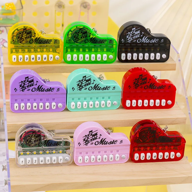 Llavero mini de piano electrónico con teclas realistas musical - imagen 5