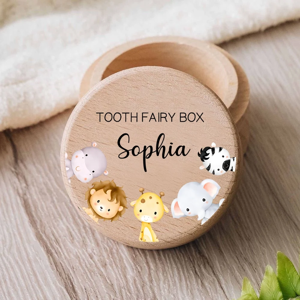 Caja para dientes de leche personalizada con hada y nombre especial - imagen 2