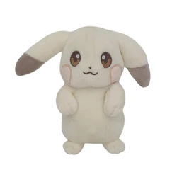 Peluche Pikachu Pokémon Pokopia de color claro con orejas suaves