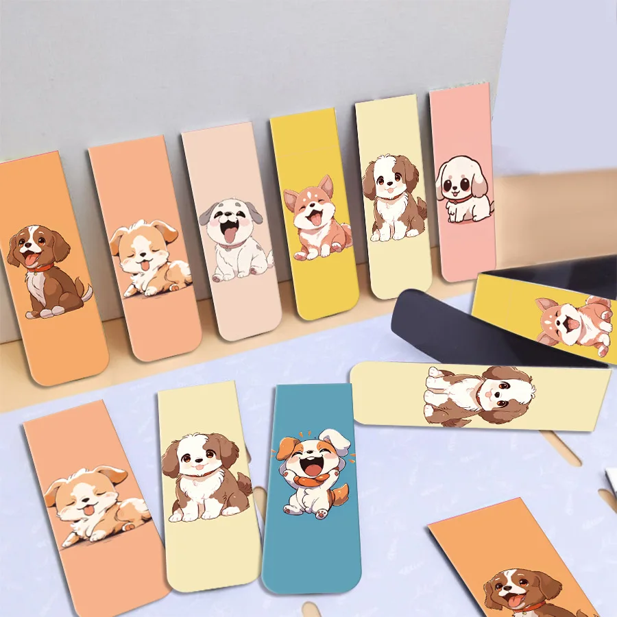 Marcapáginas magnéticos infantiles – Cachorros divertidos y coloridos - imagen 2