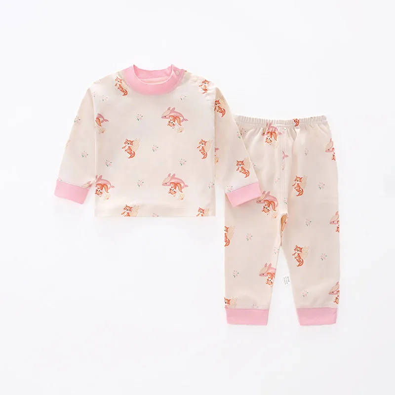 Pijamas infantiles con dibujos animados de algodón suave - imagen 2