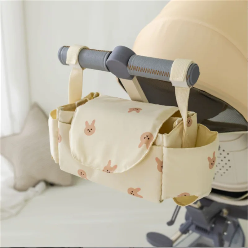 Bolsa organizadora para cochecito con portabotellas - imagen 3