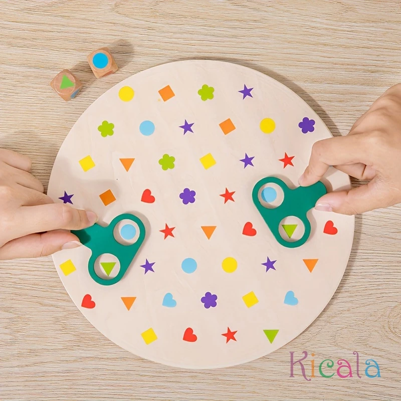 Juego de mesa interactivo en madera para padres e hijos, concentración - imagen 4