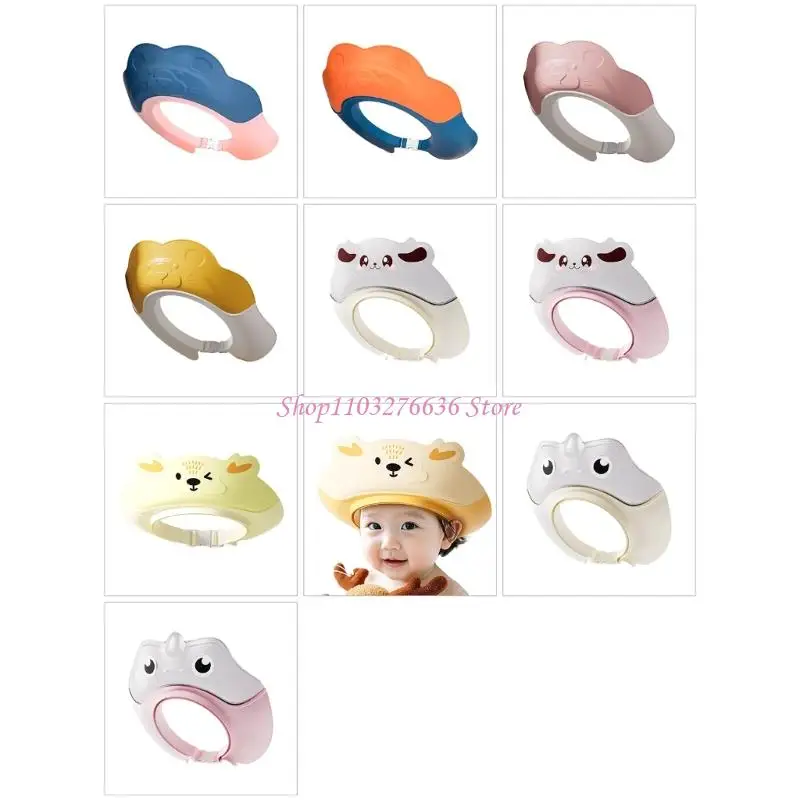Gorro de baño infantil ajustable con dibujos