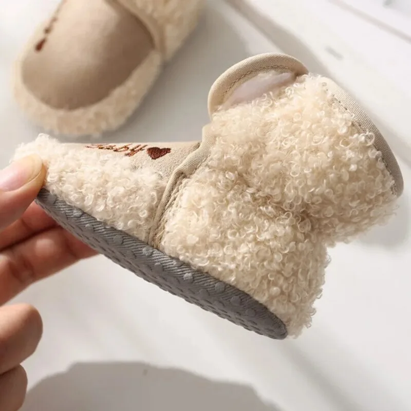 Botines de invierno antideslizantes con forro polar cálido - imagen 3