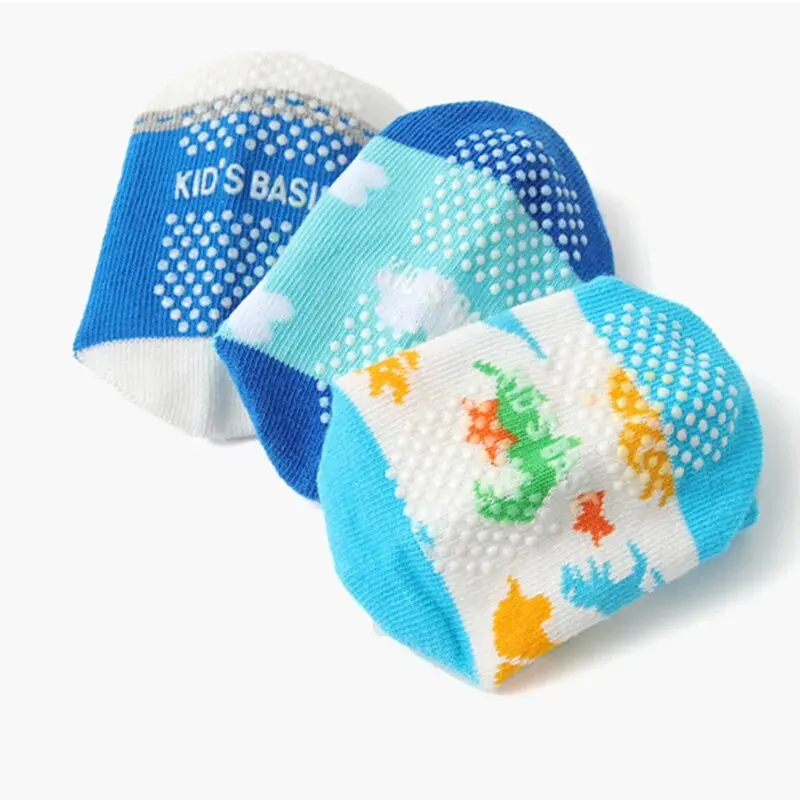 Calcetines antideslizantes suaves de algodón para bebés 0-3 años - imagen 2