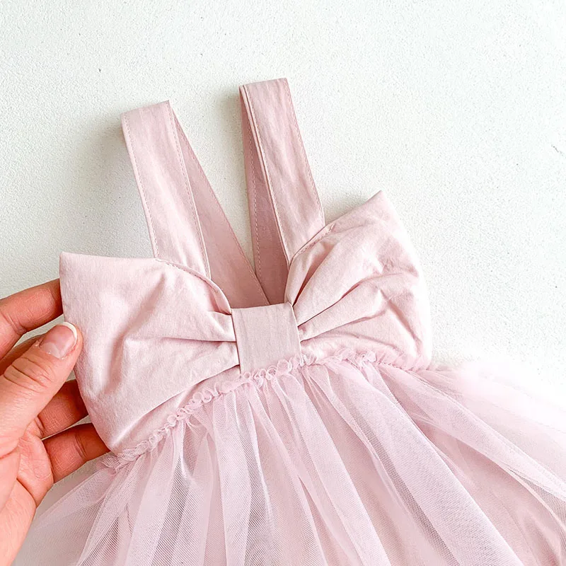 Vestido de verano con falda de malla para bebé Milancel - imagen 3