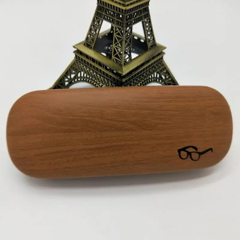 Estuche para gafas rígido de cuero PU antiarañazos resistente en viaje