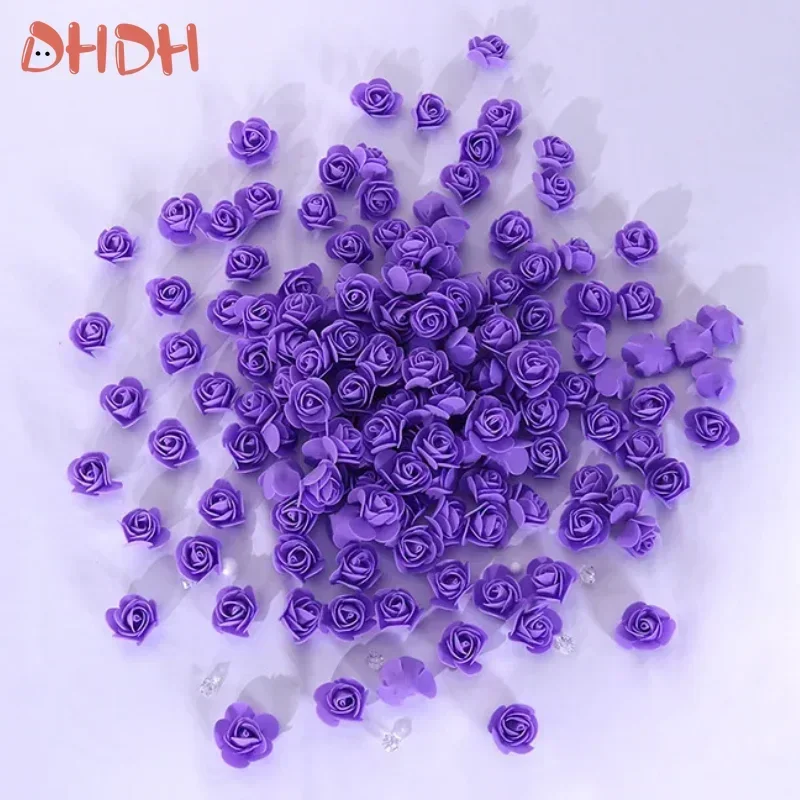 Rosas artificiales de espuma PE para manualidades – 500 cm - imagen 4