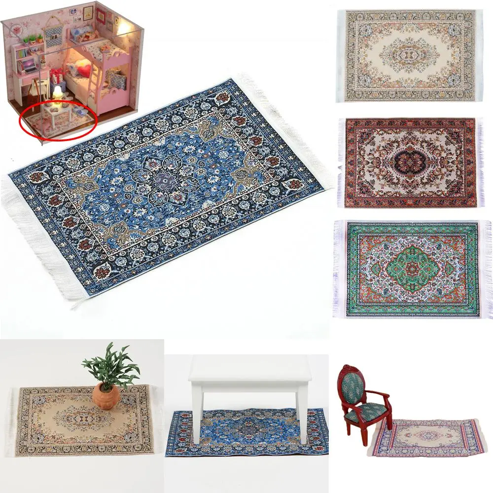 Almohada floral tejida 1:12