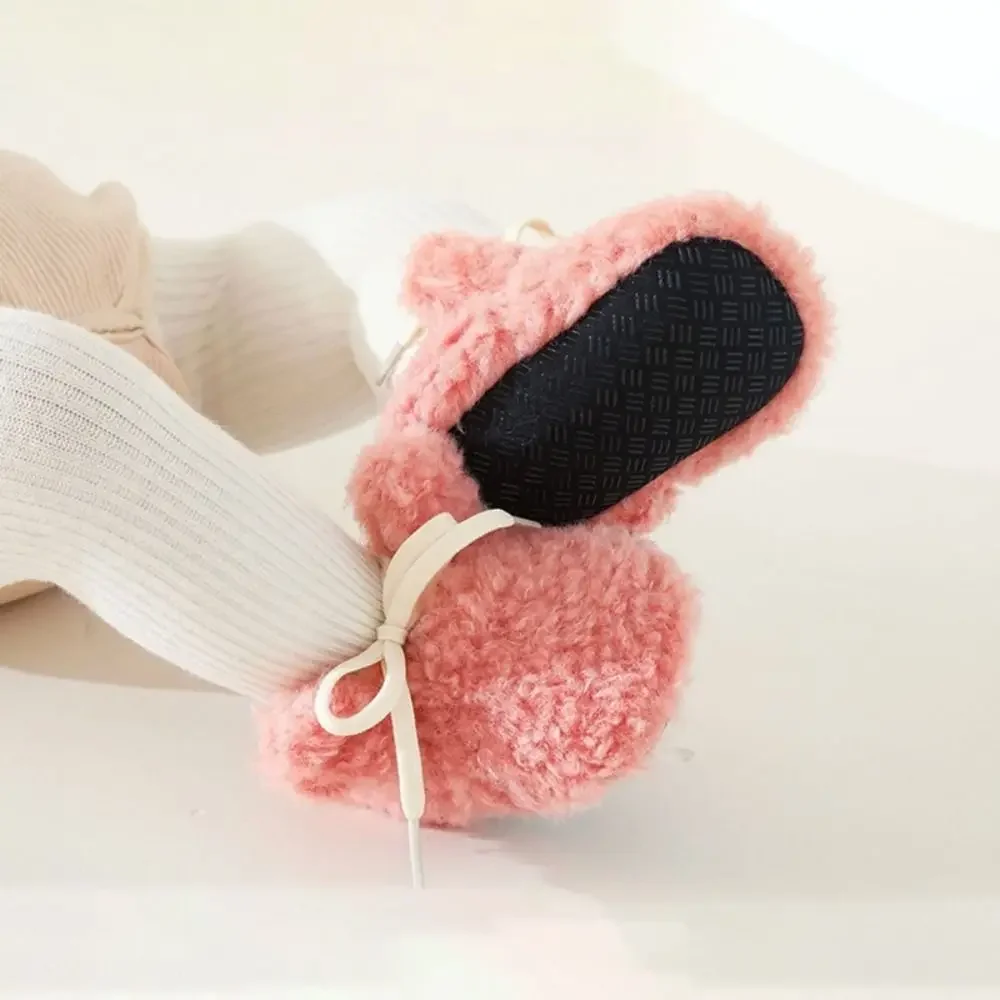 Botines de bebé antideslizantes de lana para invierno, suaves - imagen 2