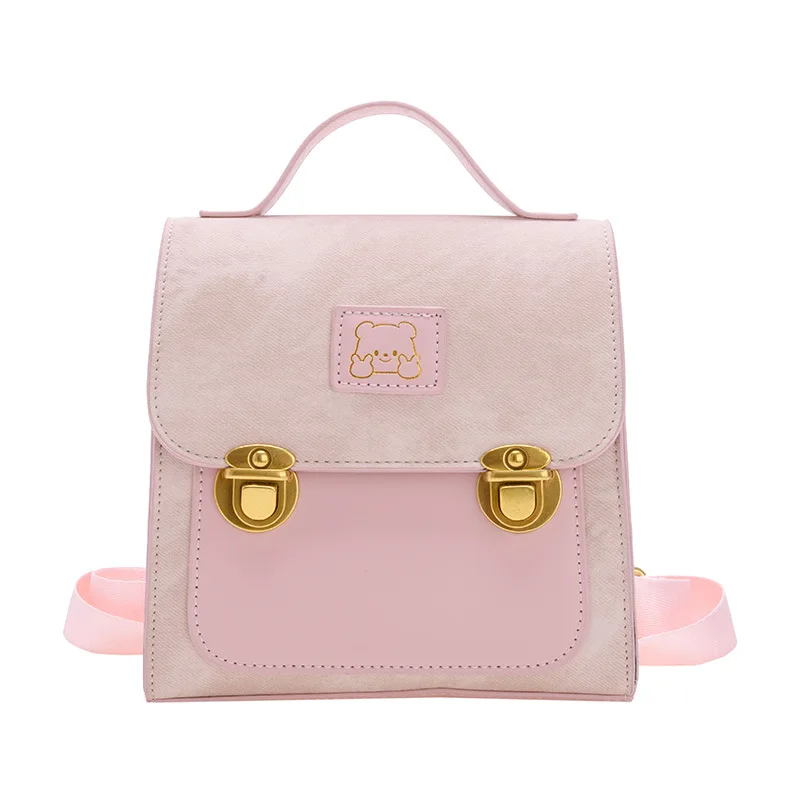 Mochila escolar infantil portátil con asa bandolera para viajes - imagen 2