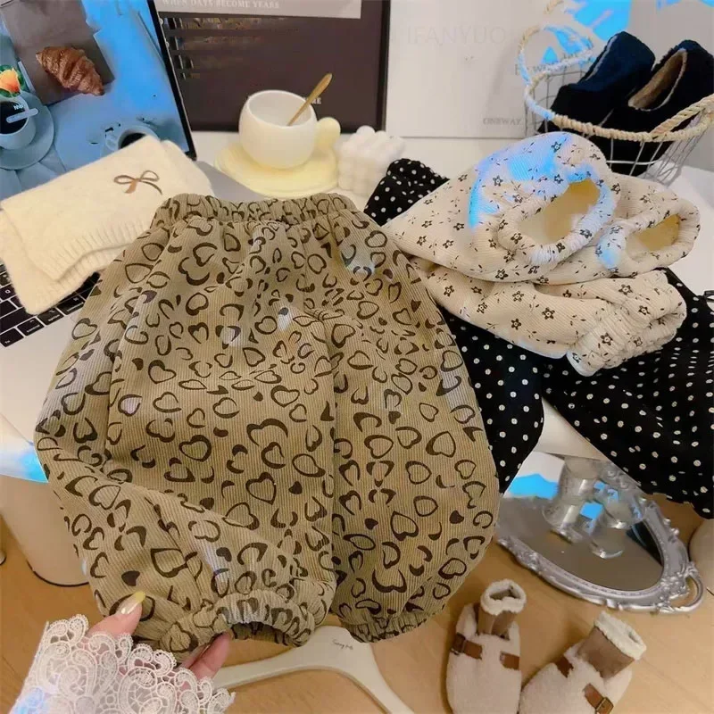 Pantalones de felpa gruesa cálidos para niños y niñas - imagen 4