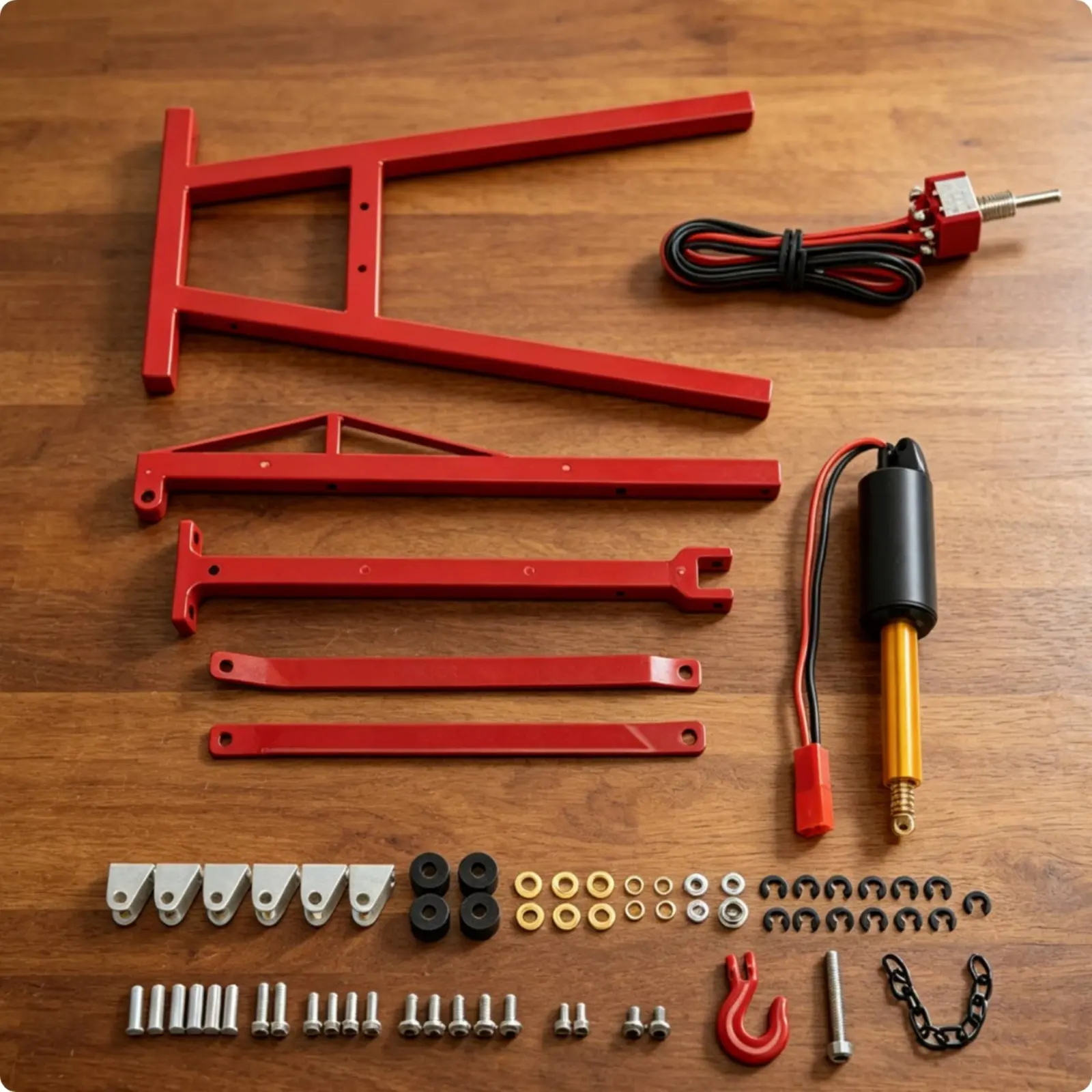 Elevador de coches en miniatura kit de construcción metálico - imagen 5