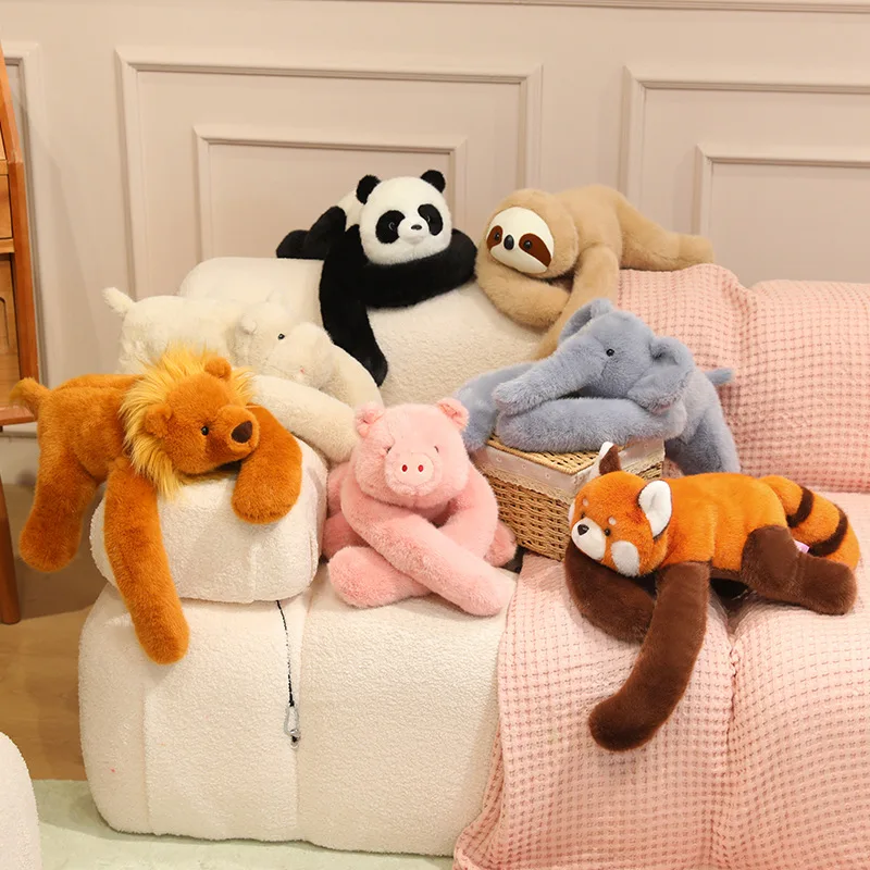Peluche almohada de brazos largos y respaldo suave para cama y sofá