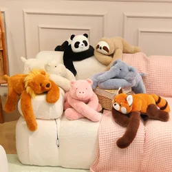 Peluche almohada de brazos largos y respaldo suave para cama y sofá