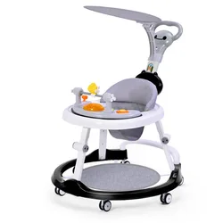 Andador bebé multifuncional con asiento y altura ajustable