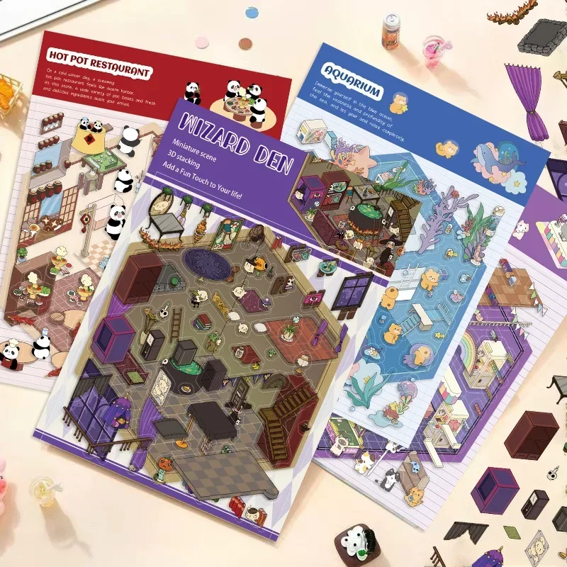 Escenas de miniaturas del pack