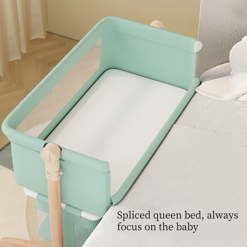 Cuna portafiable de madera con moisés – Ideal para viaje - imagen 5