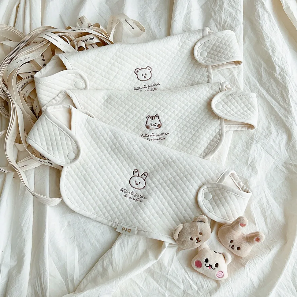 Baberos con algodón para bebé y paños eructo - accesorios infantiles - imagen 2