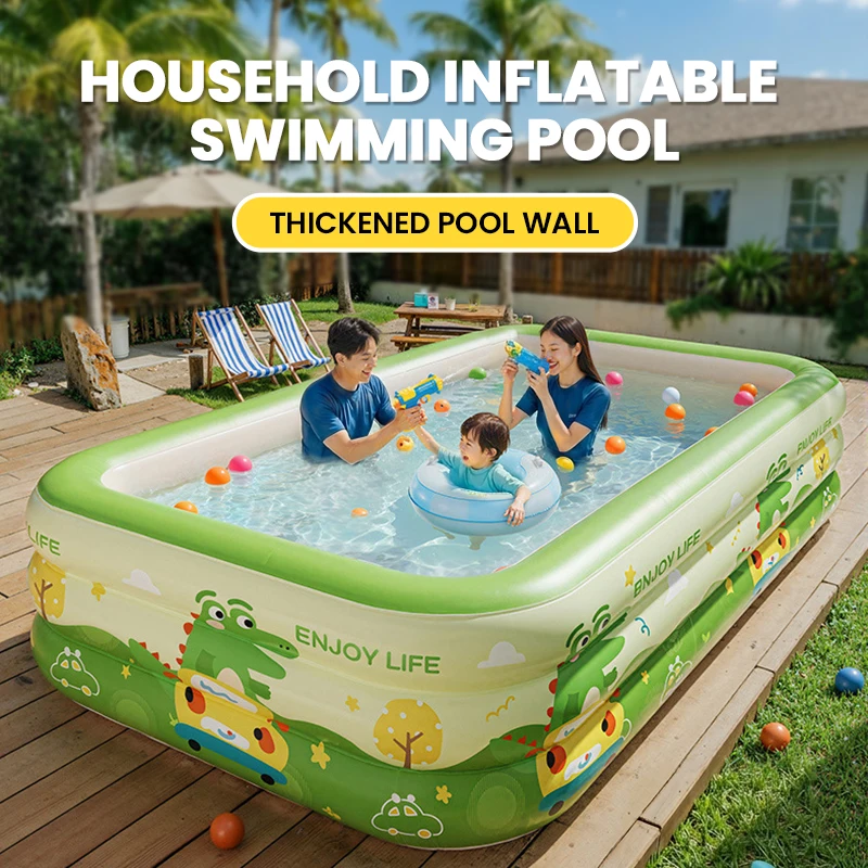Piscina hinchable familiar grande plegable para jardín juegos de agua - imagen 2