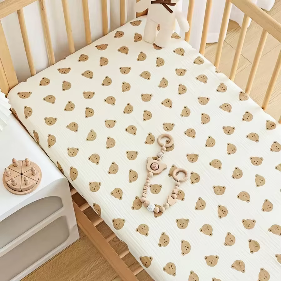 Manta de cuna bebé unisex suave lunares doble capa - imagen 5