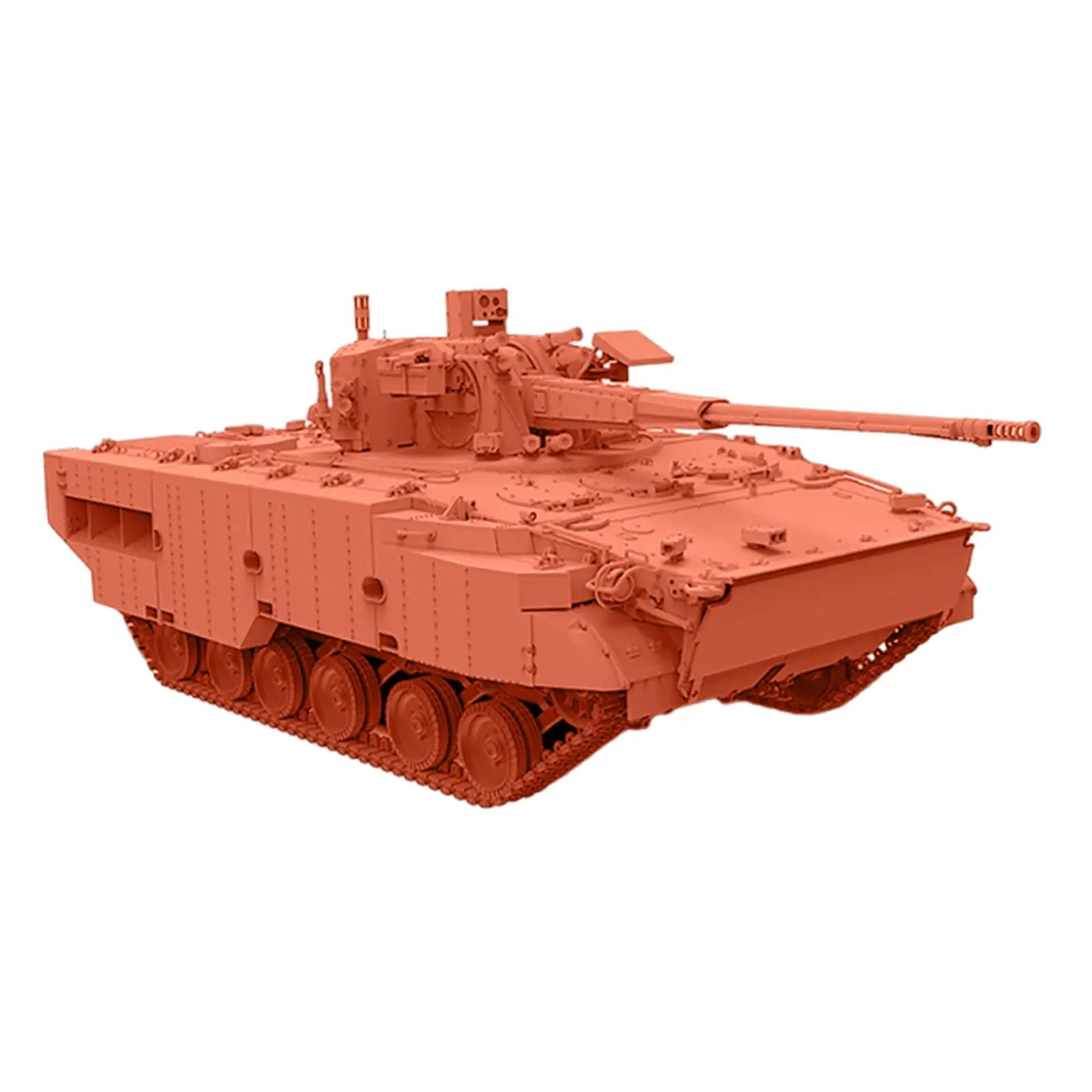 Maqueta de tanque 3D para montar con orugas, modelo infantil - imagen 3