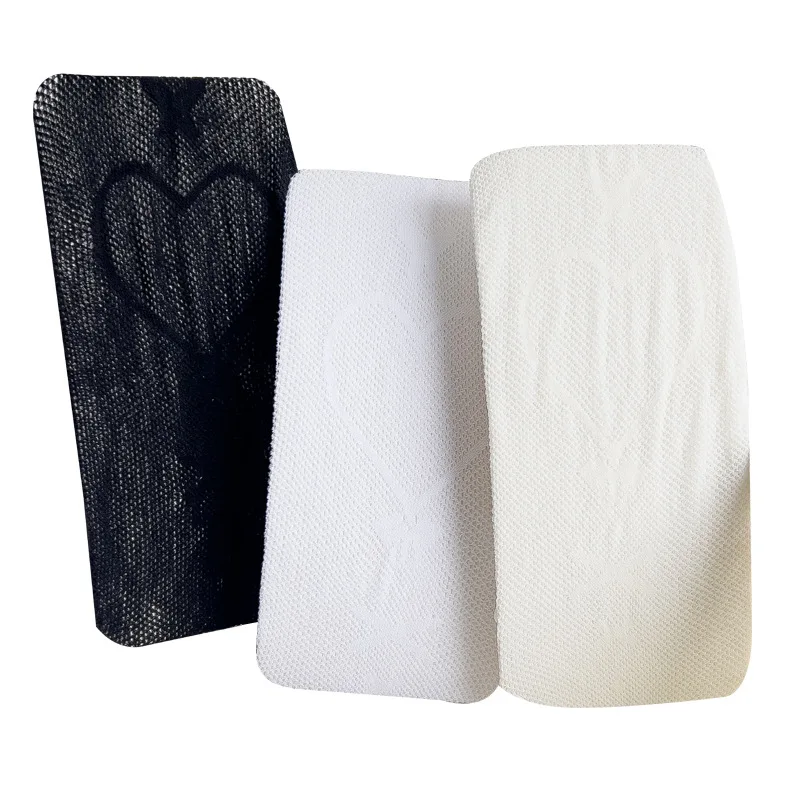 Pantimedias de encaje para niña corazones negro y blanco finas verano - imagen 2