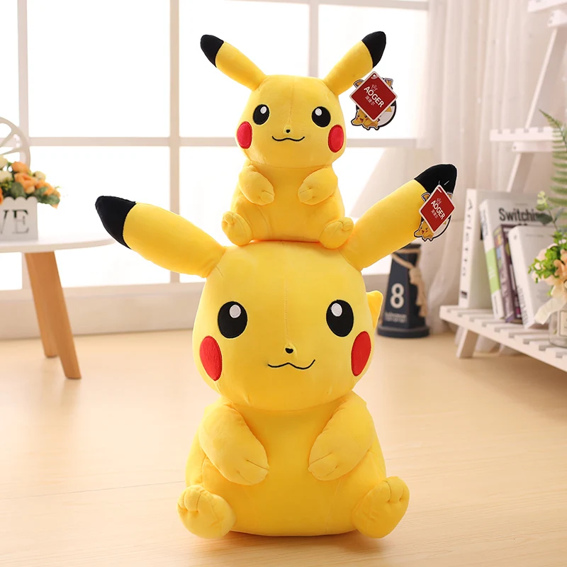 Peluche de Pikachu grande suave estilo tierno para decorar - imagen 4