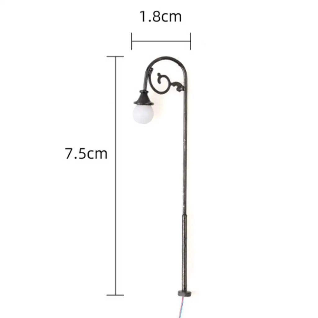 Lámpara de tren LED blanca para micromodelismo y decoración - imagen 2