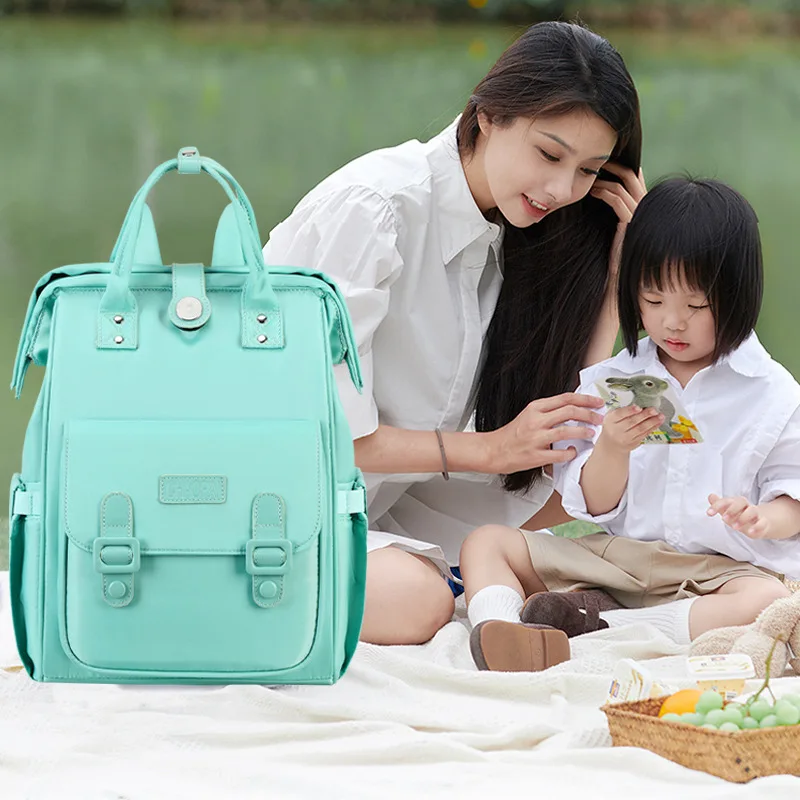 Mochila maternal multifuncional impermeable gran capacidad para bebé - imagen 3