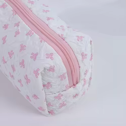 Estuche para lápices con cremallera y lazo mariposa – Vuelta al cole