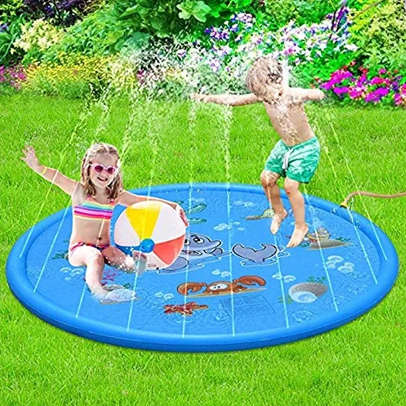 Aspersor de agua fría inflable infantil para jardín y bañera - imagen 5