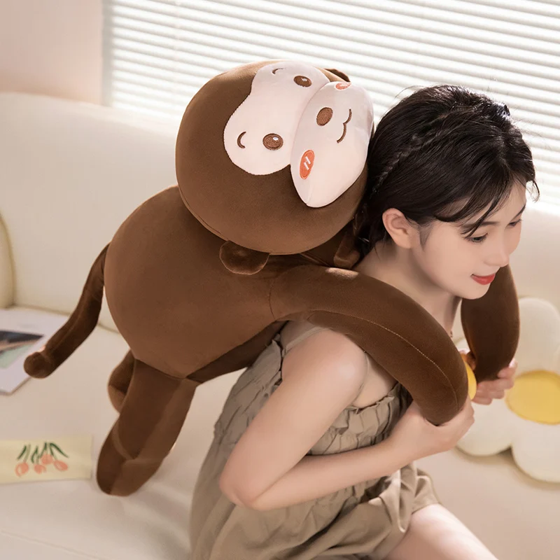 Peluche plátano mono colgante de brazos largos estilo kawaii - imagen 5
