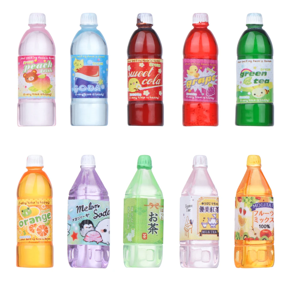 OB11 Botellas de zumo mini para casa de muñecas – Accesorios de cocina - imagen 2
