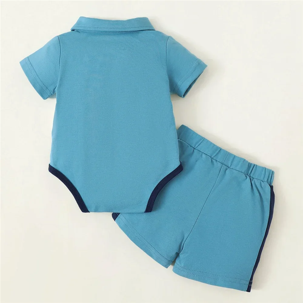 Conjunto bebé para cumpleaños: camiseta y pantalón corto cómodo - imagen 3