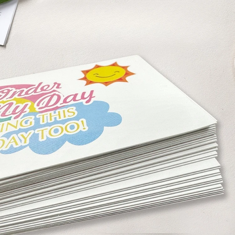 Tarjeta de felicitación en papel estucado de alta calidad - imagen 2