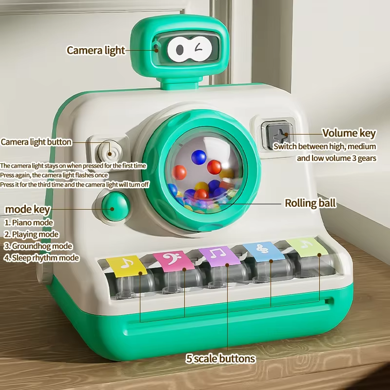 MusicEarly Piano infantil con luces y melodías educativo para bebés - imagen 4