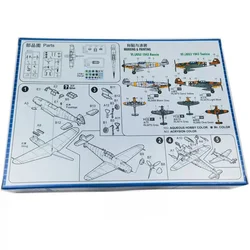 Maqueta de avión alemán BF109G2 Trumpeter, modelo de ensamblaje