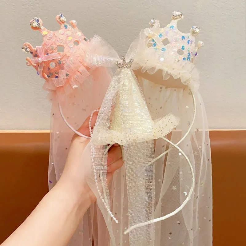 Diadema princesas corona de cristal brillante – Accesorio para niña - imagen 5