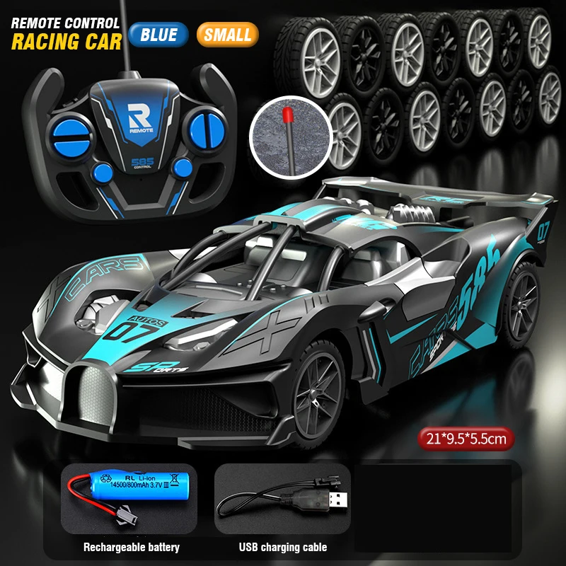 Coche teledirigido 4 eléctrico deriva para niño regalo cumpleaños
