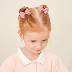 Lazos para el pelo estampados hechos a mano para niña
