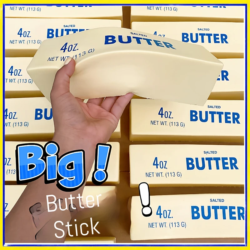 Juguete antiestrés sensorial con rebote lento tipo mantequilla - imagen 2