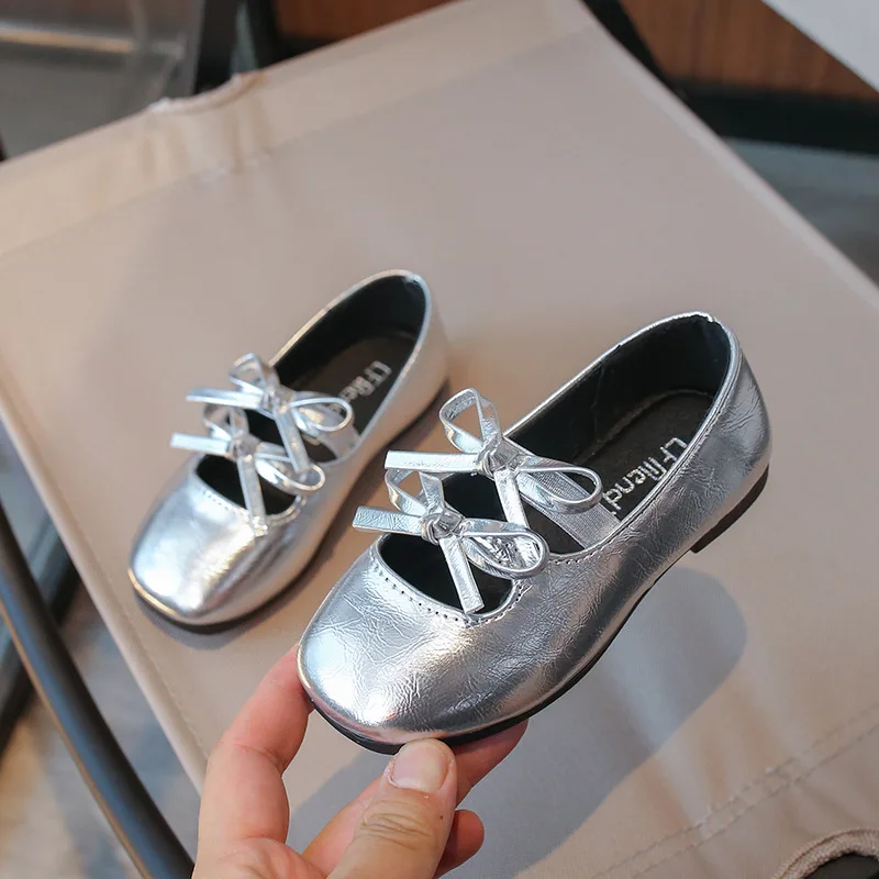 Zapatos de lazo para niña antideslizantes cómodos en fiesta y baile - imagen 3