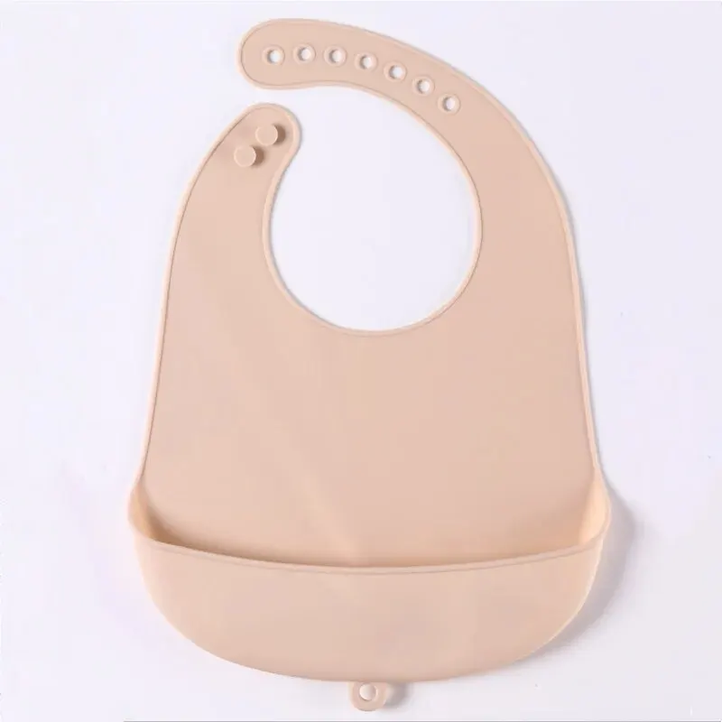 Baberos de silicona impermeables para bebés – limpieza fácil - imagen 5