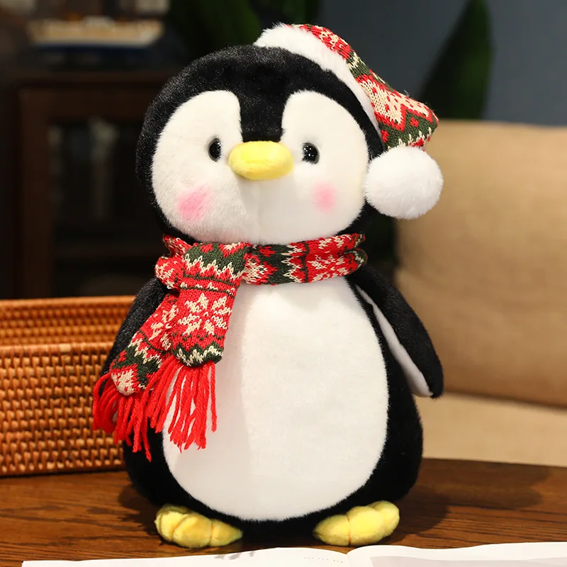 Peluche cojín de pingüino relleno suave para regalo cumpleaños - imagen 2